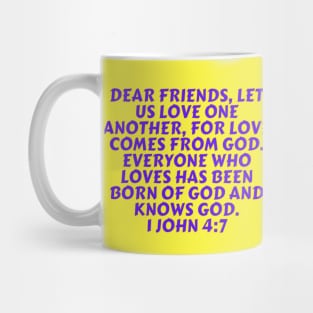 Bible Verse 1 John 4:7 Mug